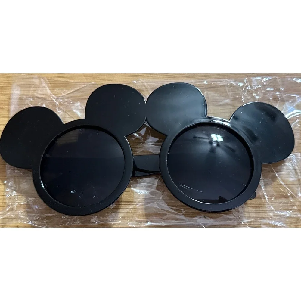 Mouse Ear Shaped Sunglasses Sunnies Black Lenses Adult NWOT New B2